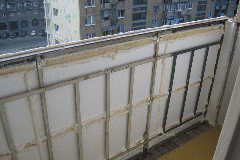 утепление балконов